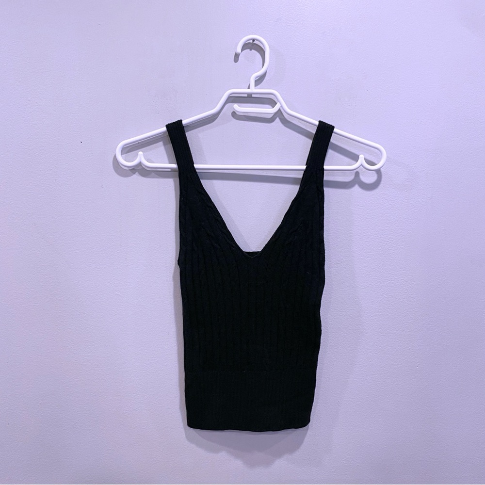 Wilfred Midnight Black V-Neck Camisole